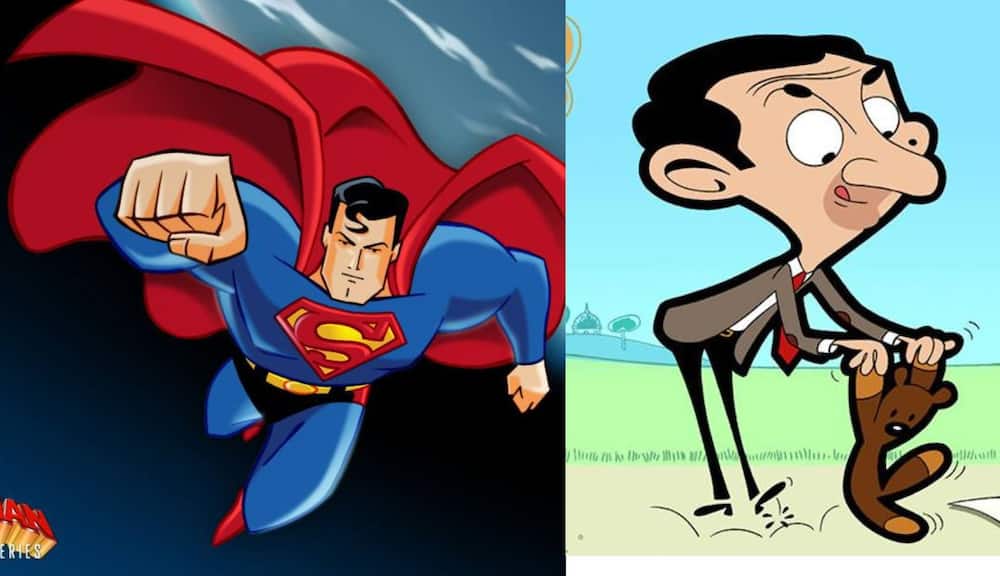 Superman and Mr Bean