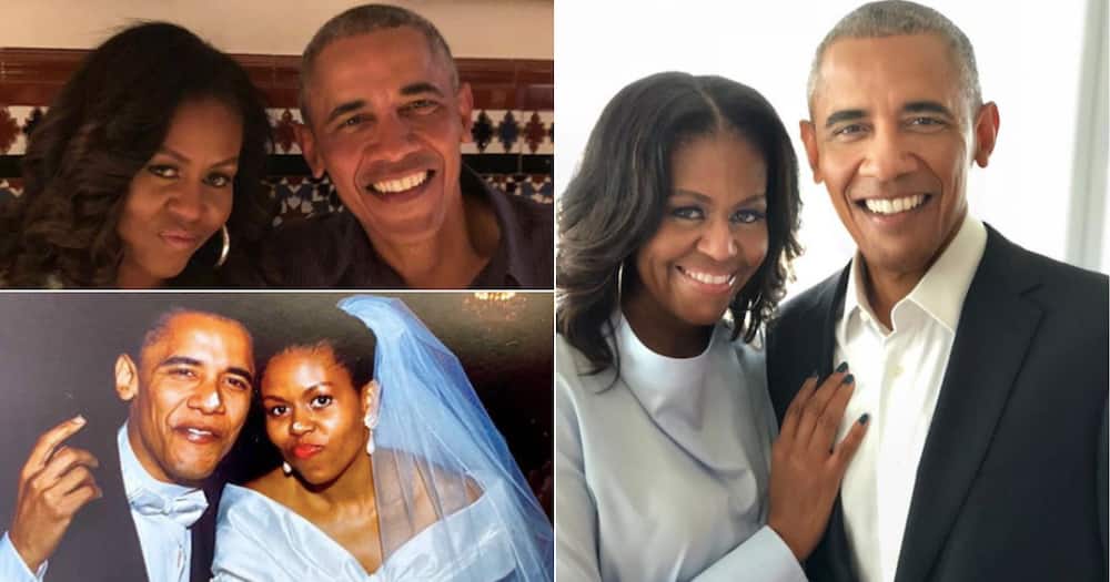 Congratulations: The Obamas celebrate their 28th wedding anniversary