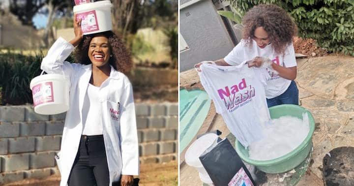 A single mom from Limpopo has started her own washing powder business