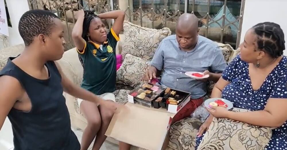 Mzansi family had people howling with laughter over their Bakers Choice Assorted biscuits tax situation