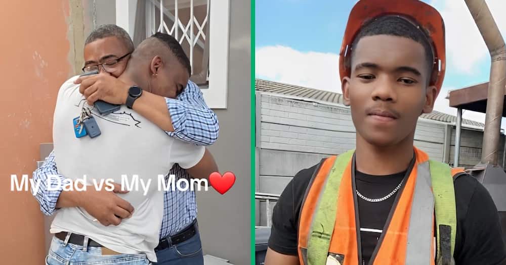 A TikTok video captured a son who reunited with his parents after being away for six months for work.