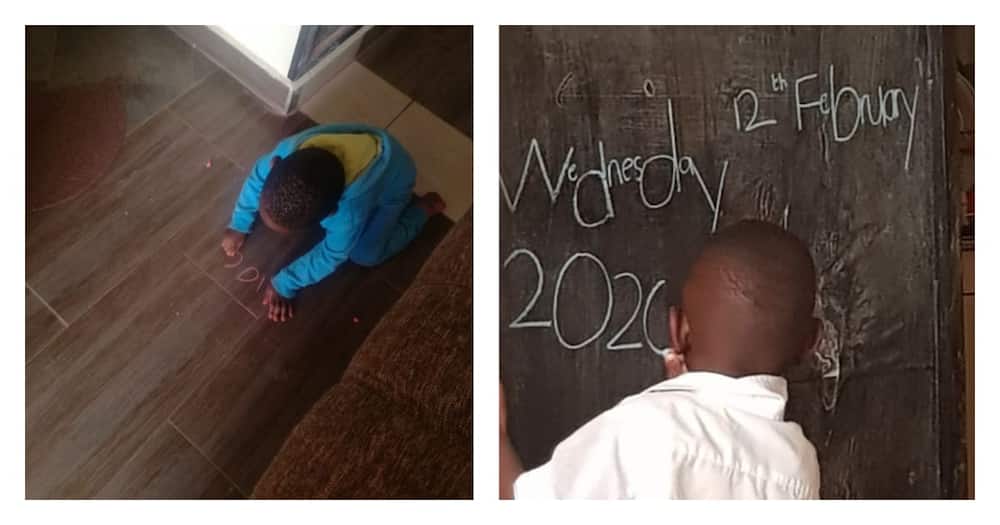 Kodjoe Mwobie: 5-year-old with photographic memory writes alphabets from 6 languages