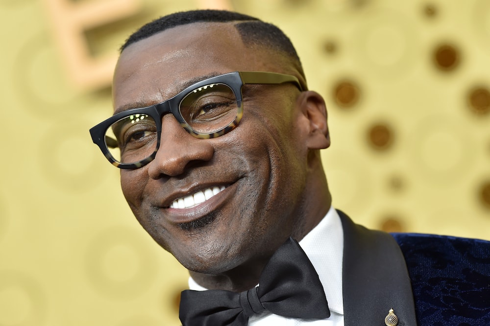 Shannon Sharpe at the Emmy Awards