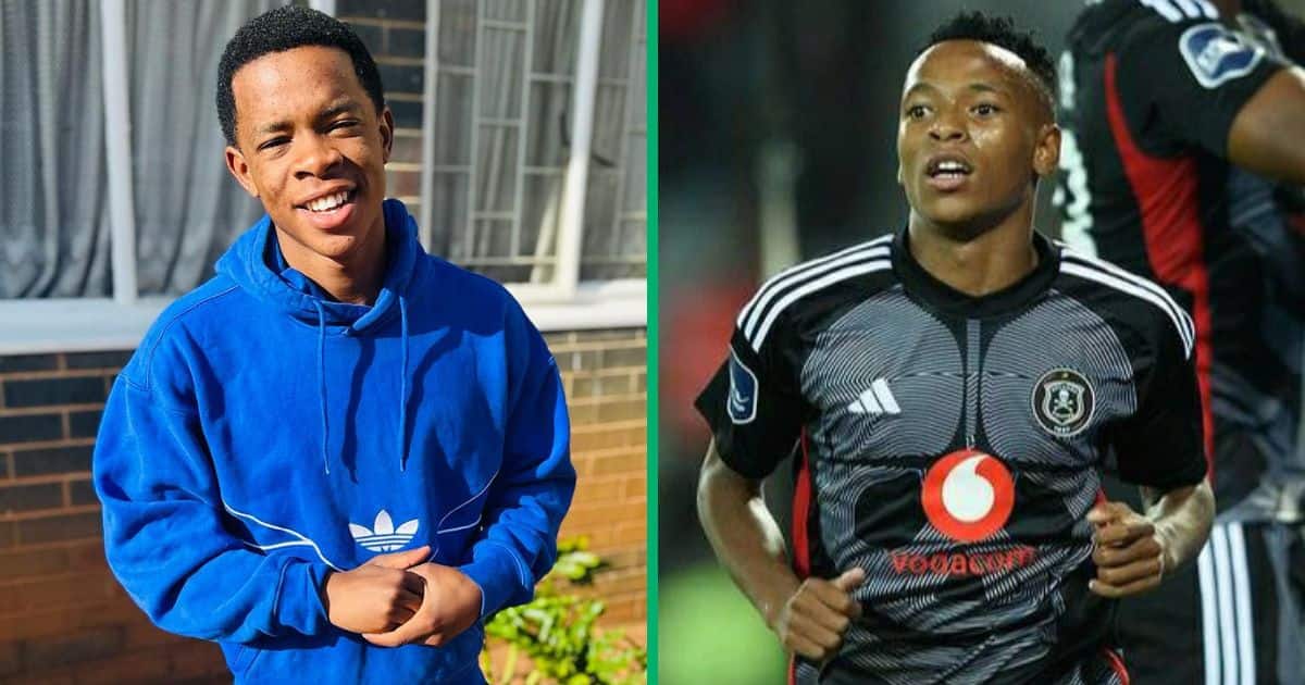 Mamelodi Sundowns teen winger Siyabonga Mabena is inspired by Orlando Pirates youngster Relebohile Mofokeng
