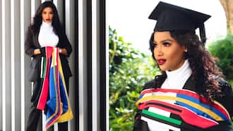 Educated stunner flexes with three degrees online: "This is only the beginning"