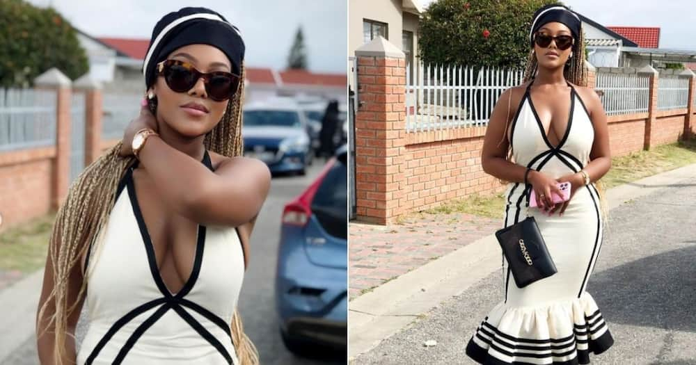 Beautiful Blogger Posts Snaps in Traditional Attire, Mzansi Dubs