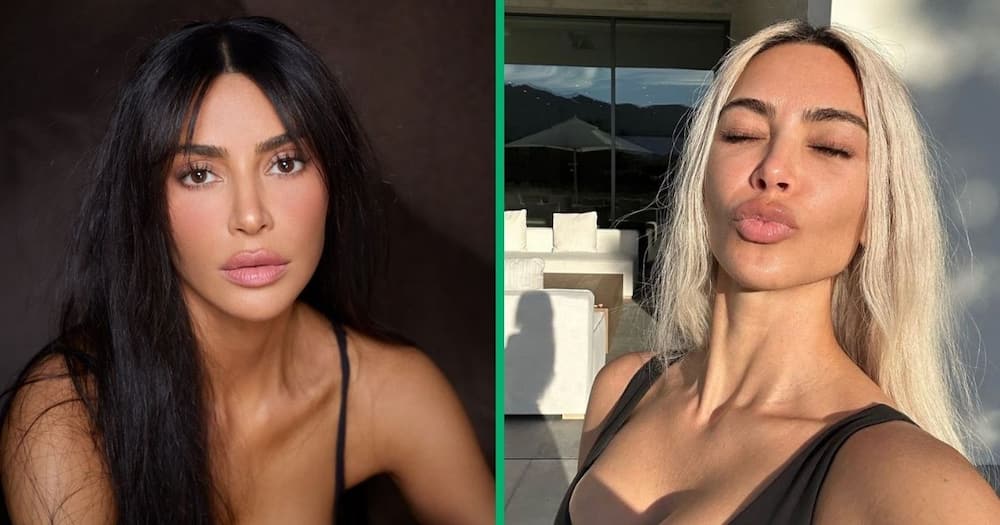 Kim Kardashian revealed her secret tattoo on her inner lip.