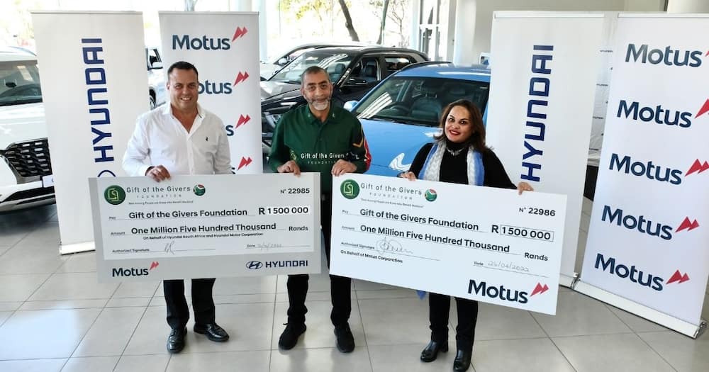 Beautiful Generosity Shown by Hyundai SA and Local Motor Group Donates R3 Million to Victims of Kzn Floods