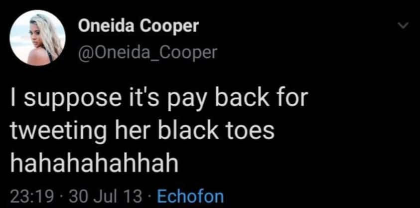Who is Oneida Cooper