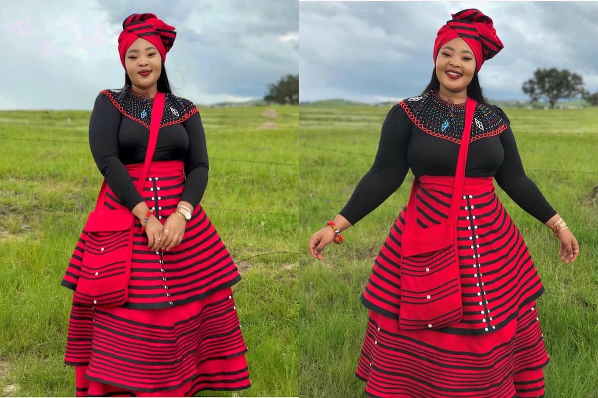 Red store traditional attire