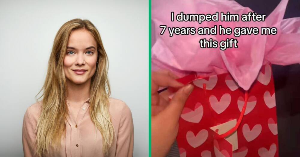 Woman receives a gift from her ex after she dumped him.