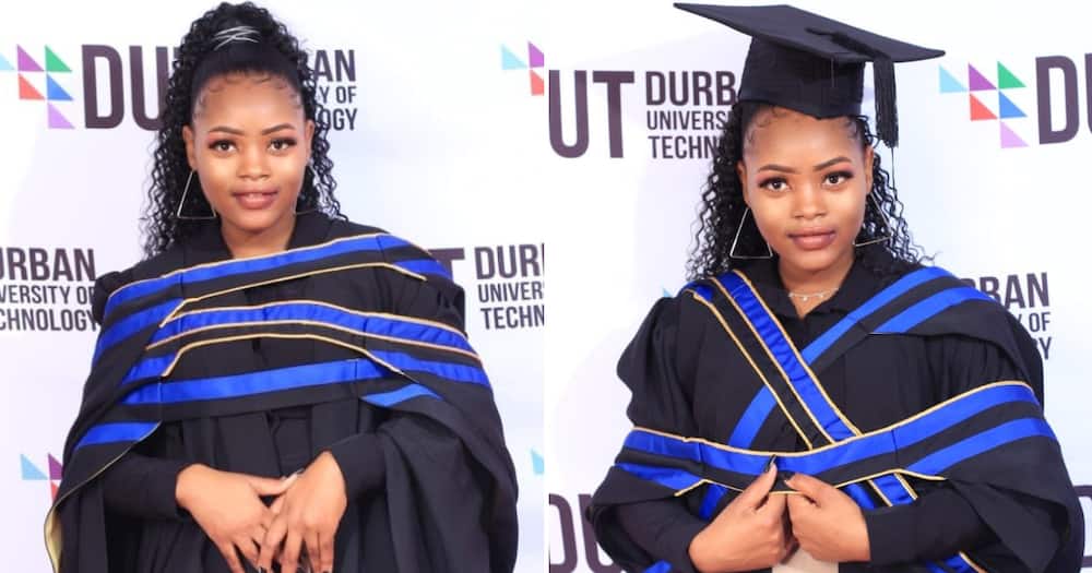 A gorgeous Durban woman is excited about obtaining her third qualification from DUT