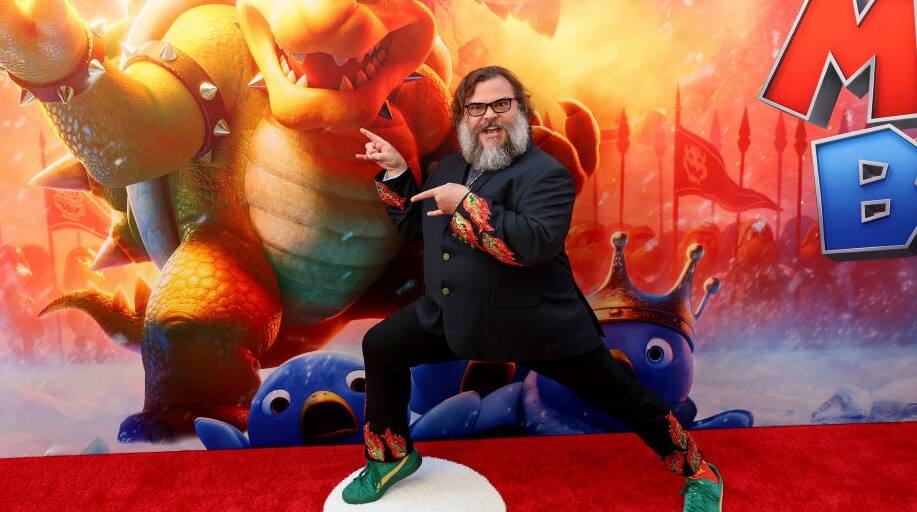 Actor Jack Black and son Samuel Jason Black arrive at the premiere of  News Photo - Getty Images