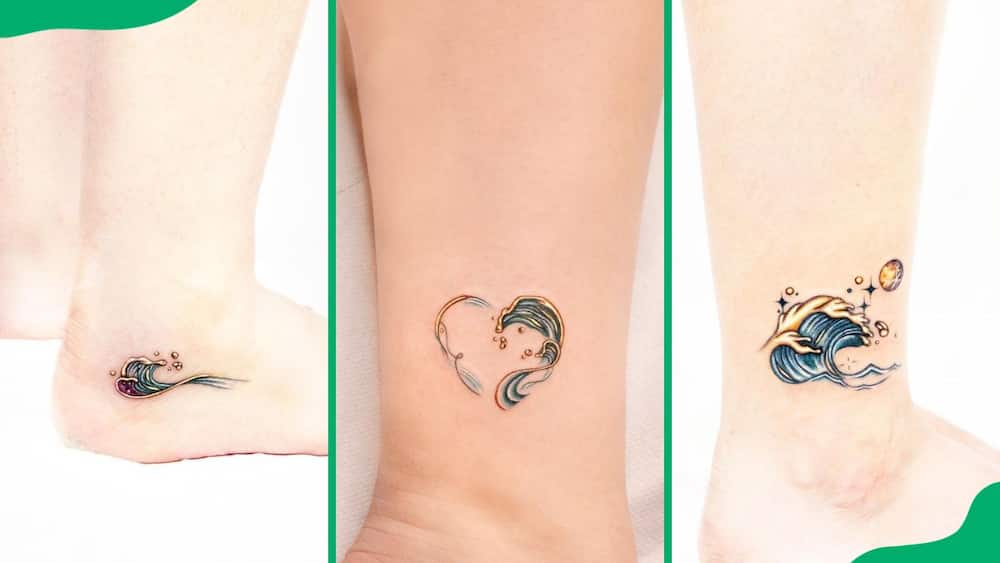 Feminine lower leg tattoos for females