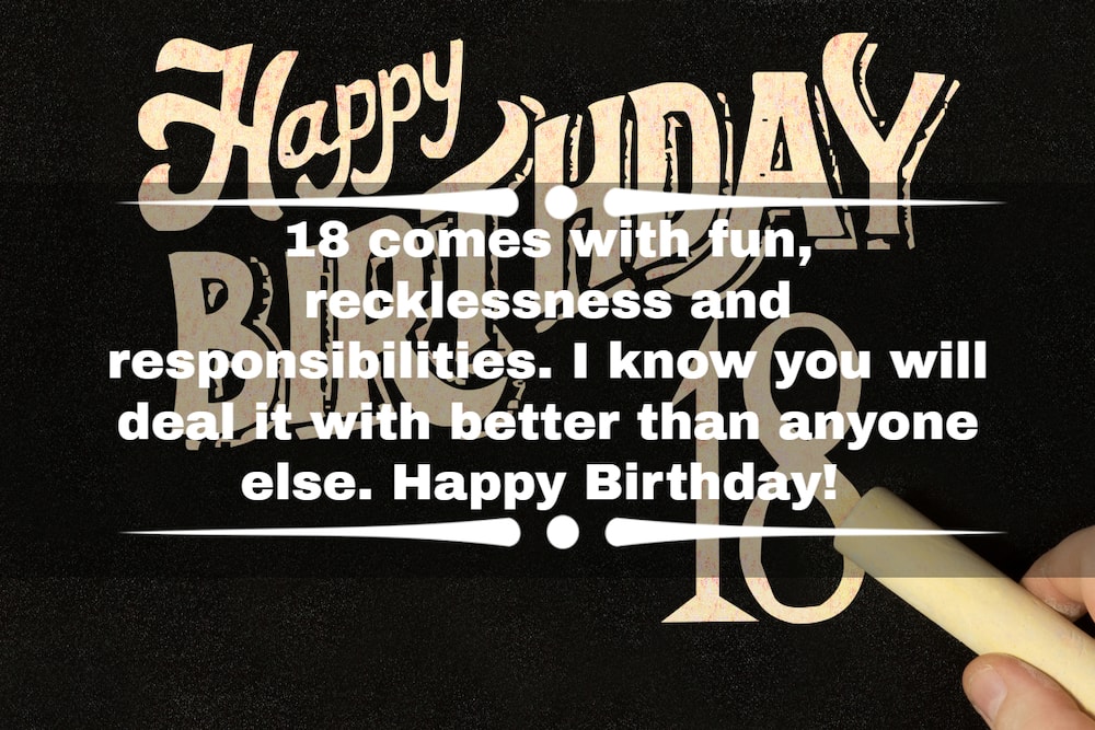 Inspirational happy 18th birthday messages, quotes, wishes)