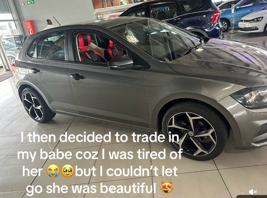 A woman shared a TikTok journey of upgrading from a VW Polo to Omoda.