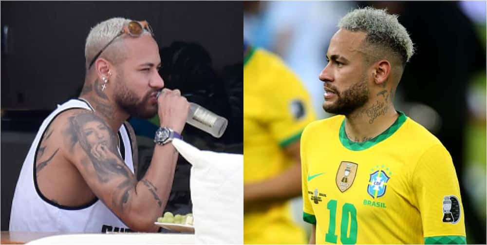 Fans criticize Neymar's physique after he was spotted looking bloated on holiday