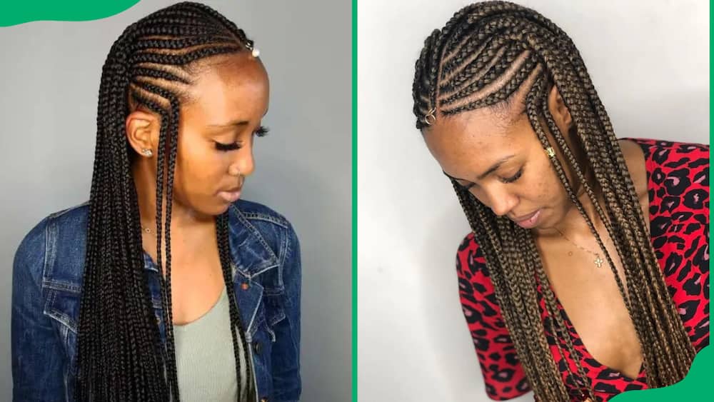 Back-and-forth braids