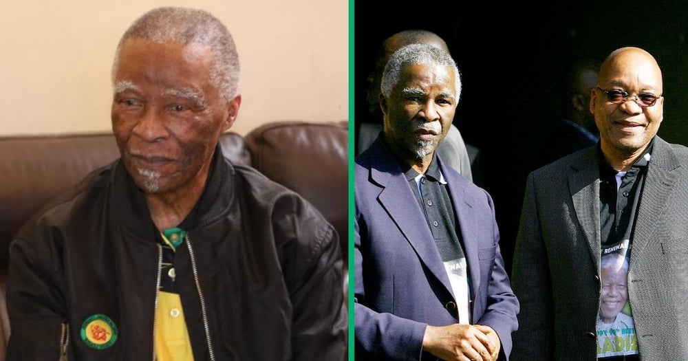 ANC's Thabo Mbeki lashes out at MK Party leader Jacob Zuma.
