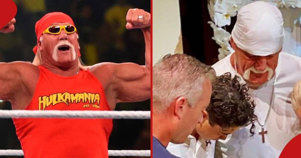 Hulk Hogan was baptised with his wife