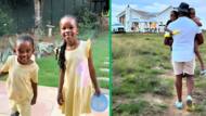 Dad adorably shows love to his kids in a video, Mzansi adores: "This is beautiful"