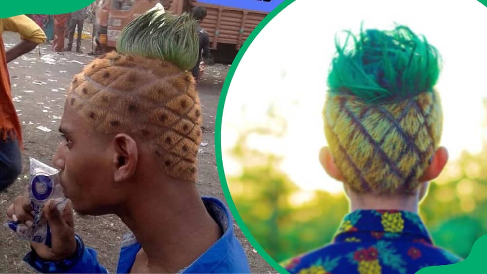 Pineapple haircut