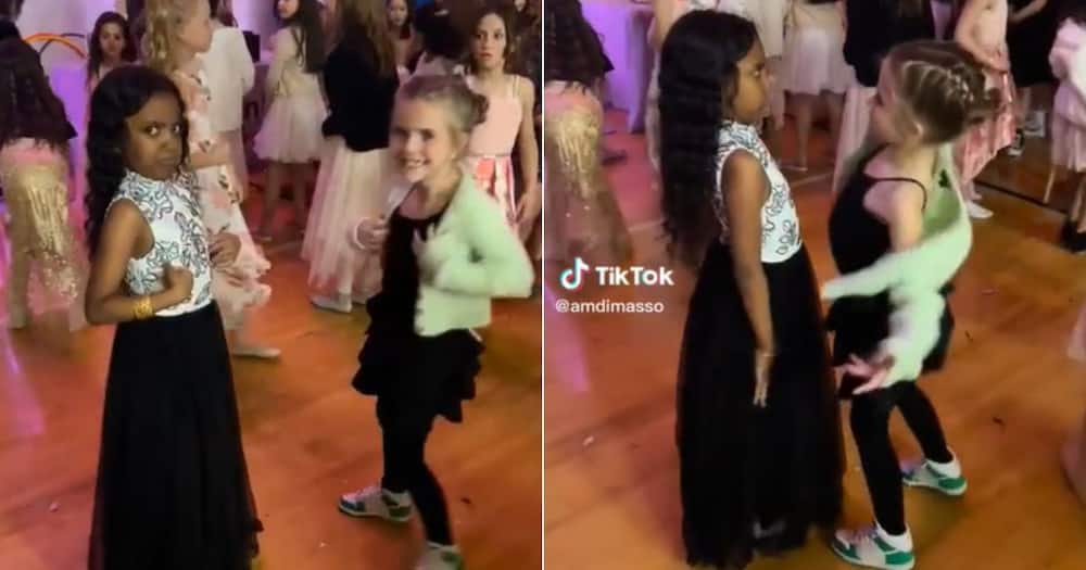 Two little girls dance to Soulja Boy