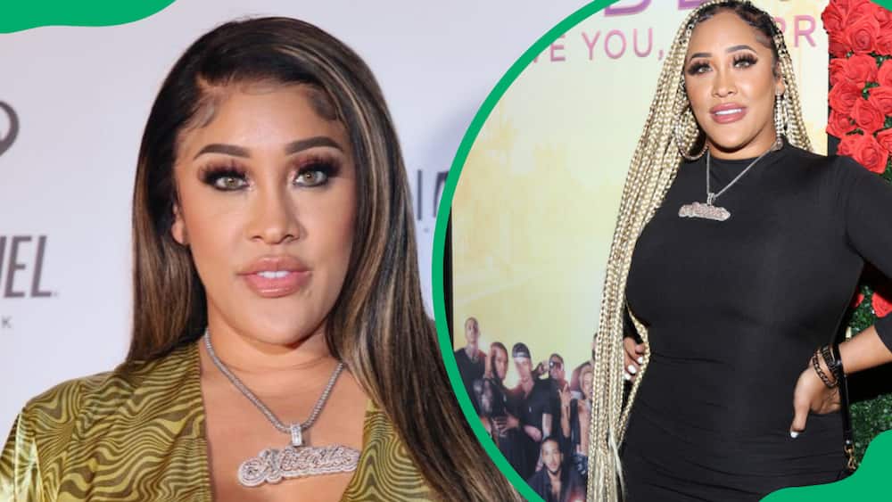 Natalie Nunn attends Angel Brinks Annual BET Awards (L). The film producer attends the Zeus Network's "Bobby I Love You, Purr" premiere