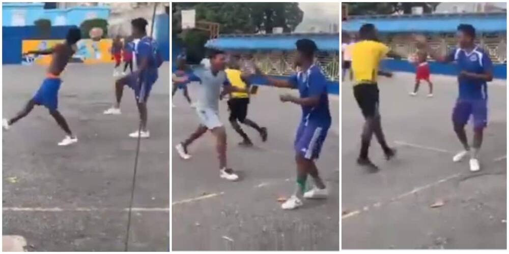Footballer Effortlessly Dribbles His Opponent in Street Soccer, Video Stirs Reactions as Many Hail Him