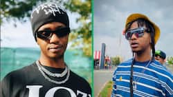 Emtee's weird performance preparation raises many eyebrows: "He smokes to much this one"