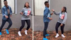 TikTok video of father and daughter doing amapiano dance challenge, Mzansi appreciates their bond