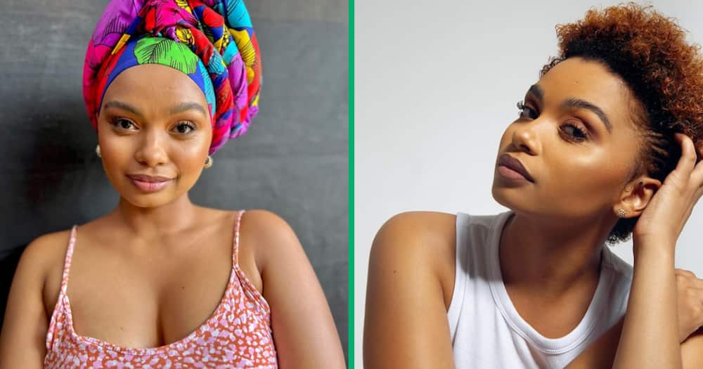 Hope Mbhele's flawless beauty was lauded by Mzansi
