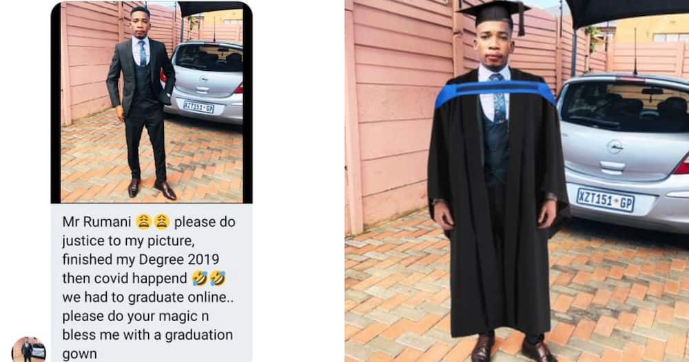 The Cleaner Helps Man Celebrate Graduation After Covis Halted Ceremony