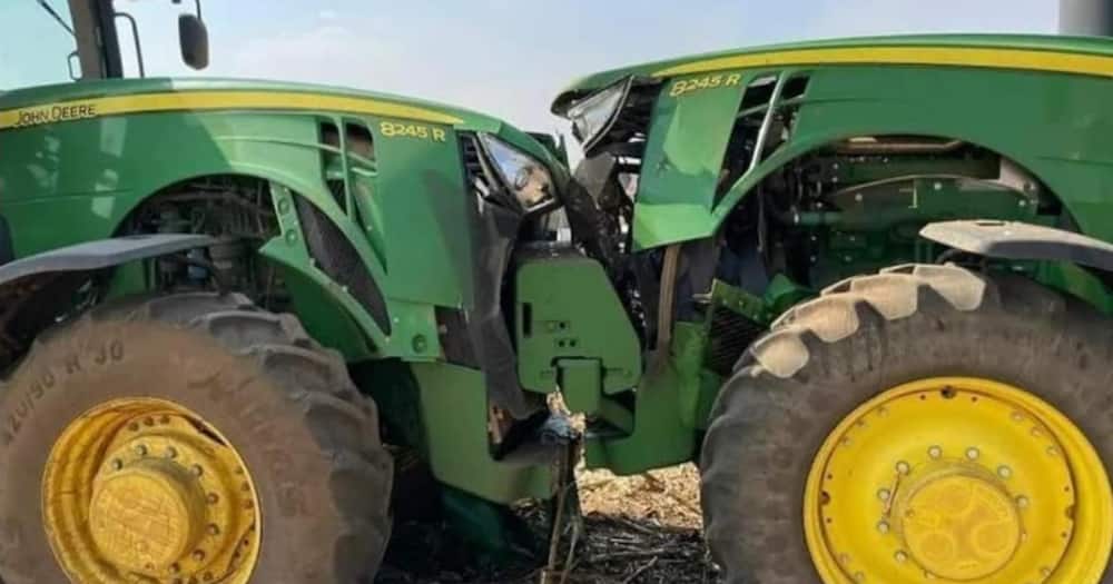 Tractor, Accident, Collision, Silly, Social media reactions