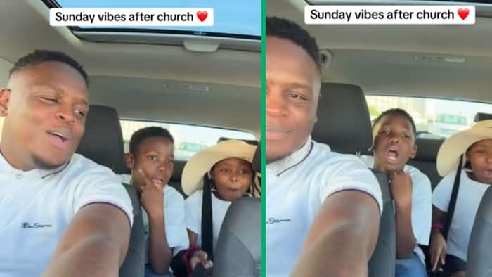 Cape Town dad's adorably wholesome TikTok moment with his children goes viral