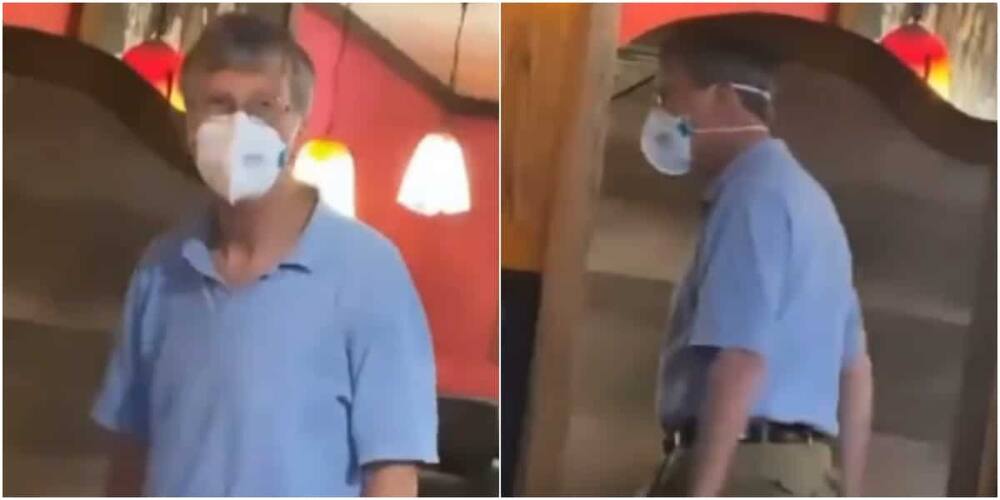 Bill Gates disguising? Reactions as man on face mask has people wondering if he's the Microsoft founder