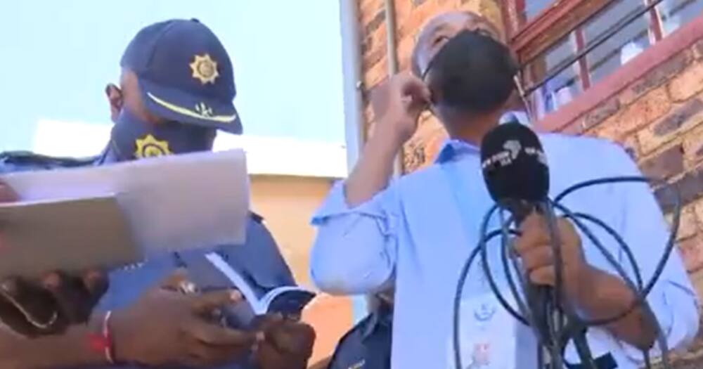 Journalist arrest, Newzroom Afrika, voting station, police, IEC, live broadcast, Soweto