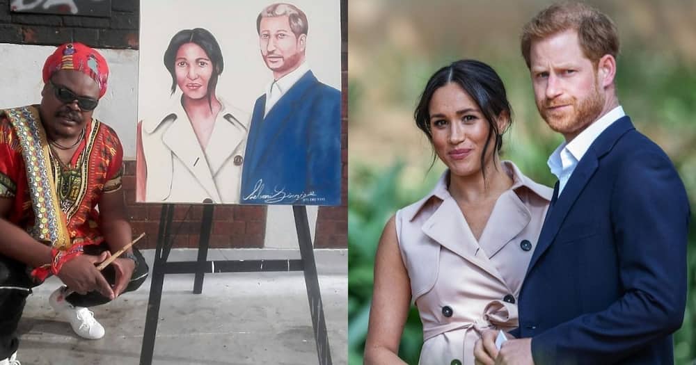 Rasta, honours Prince Harry, Meghan Markle with portrait