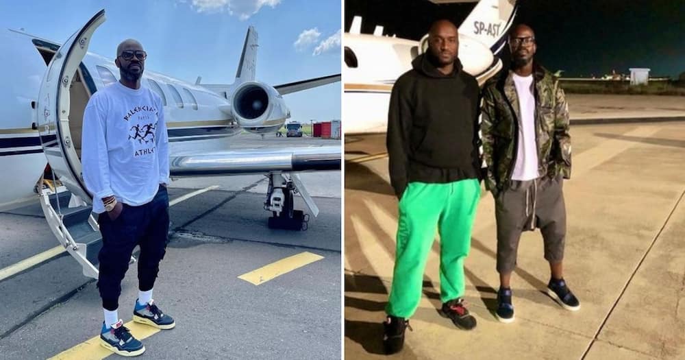 Black Coffee was friends with late designer Virgil Abloh