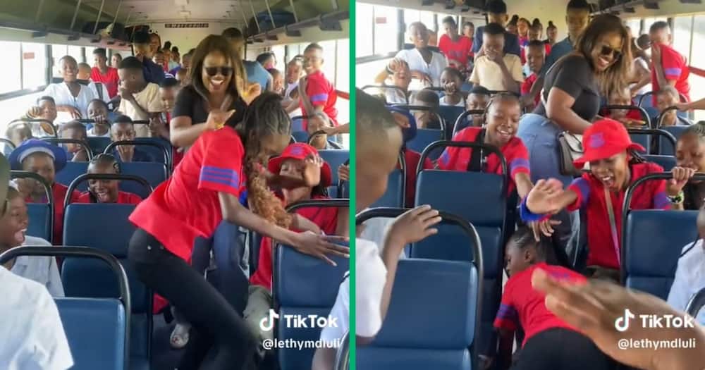 Grade 7 pupil danced on a bus