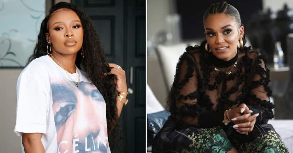 Pearl Thusi says she's not beefing with DJ Zinhle.