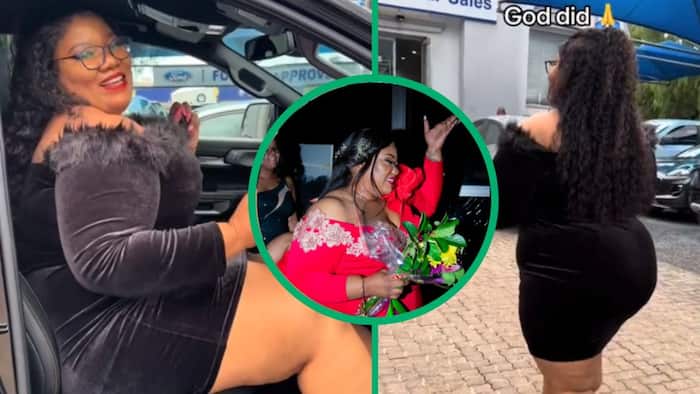 Full-figured woman celebrates buying a new Ford Ranger in viral TikTok video, leaves SA inspired