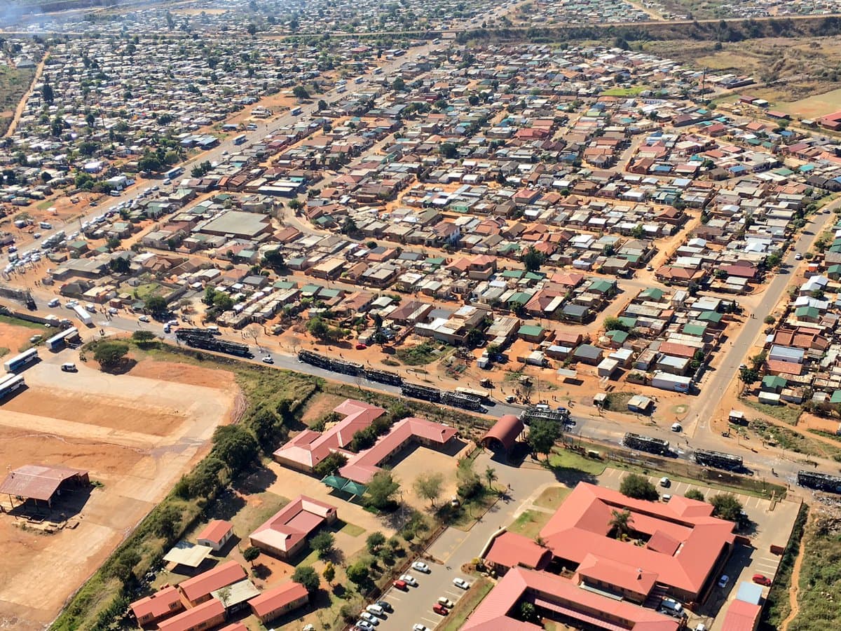 Township (in South Africa) south africa
