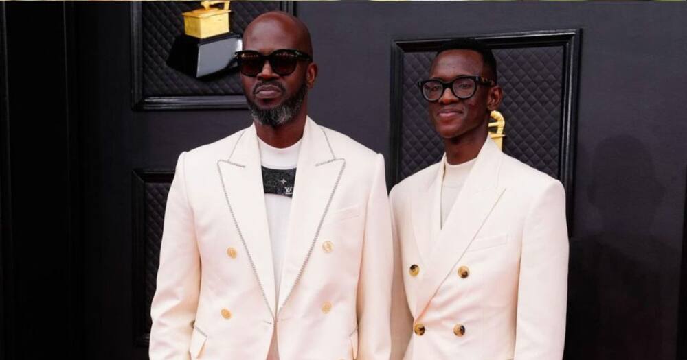 Black Coffee posted a Christmas photo with his son, Esona
