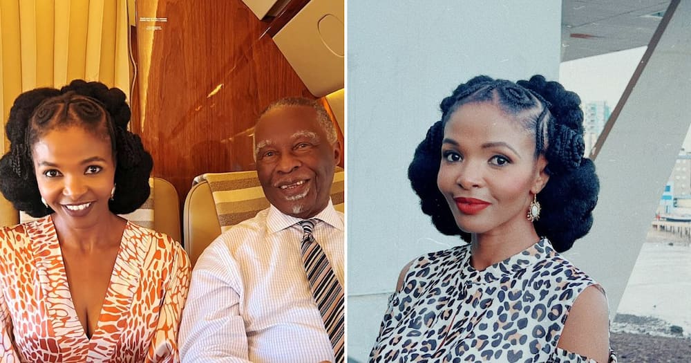 Simphiwe Dana met and spent time with former president Thabo Mbeki.