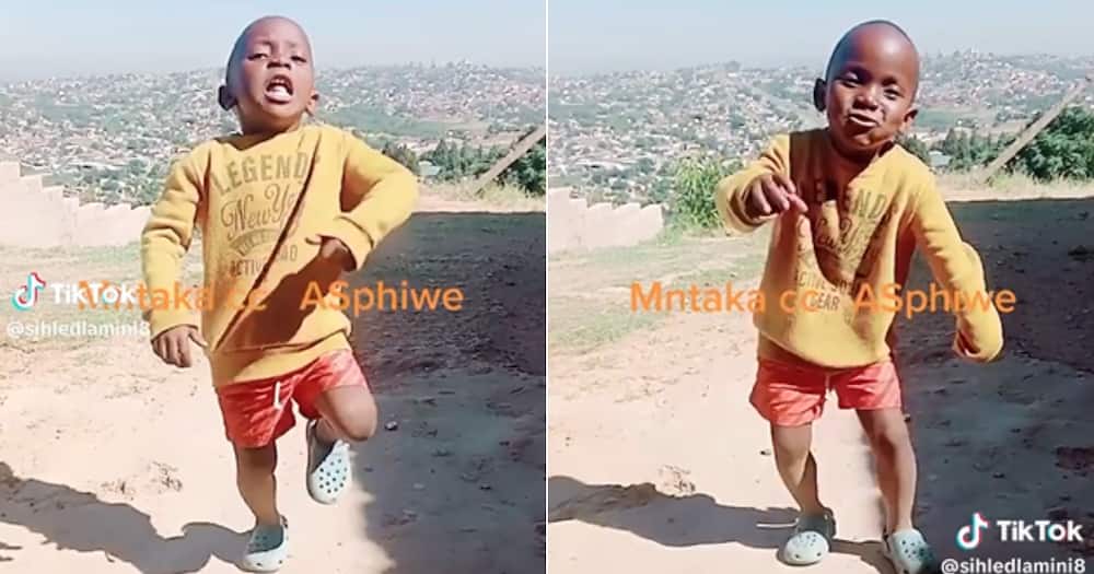 Boy goes viral for stomping dance routine