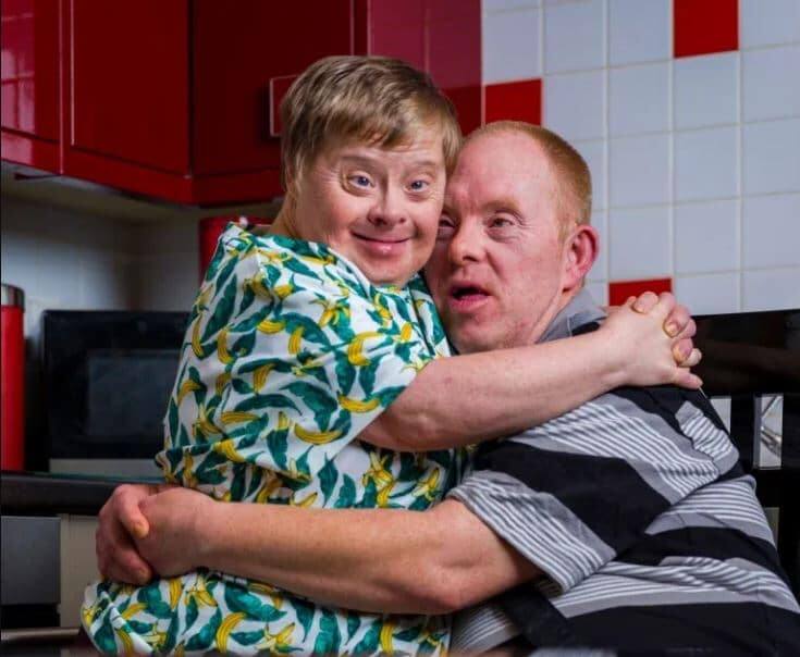 Heartwarming photos of couple with Down Syndrome who have been married for over 20 years