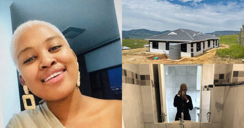 Mzansi woman builds beautiful new home, dedicates it to late Gogo