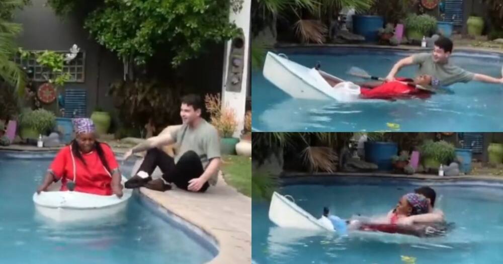 Duo Dramatically Sink in Canoe While 'Titanic' Theme Song Plays, SA Crying  With Laughter: “Deserves an Oscar” 