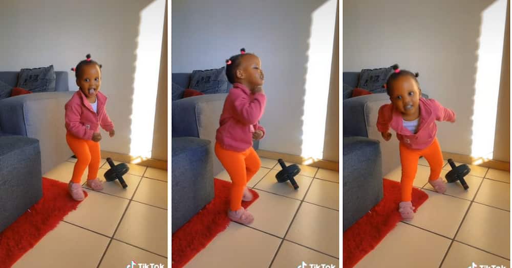 A dancing little girl has won over Mzansi with her mesmerising vibe.